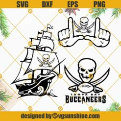 Tampa Bay Buccaneers SVG Bundle 3 Files