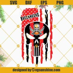 Buccaneers Skull Flag SVG
