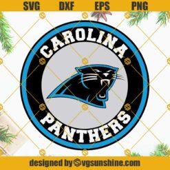 Panthers SVG, Carolina Panthers SVG PNG DXF EPS Cricut Silhouette, Carolina Panthers Logo SVG