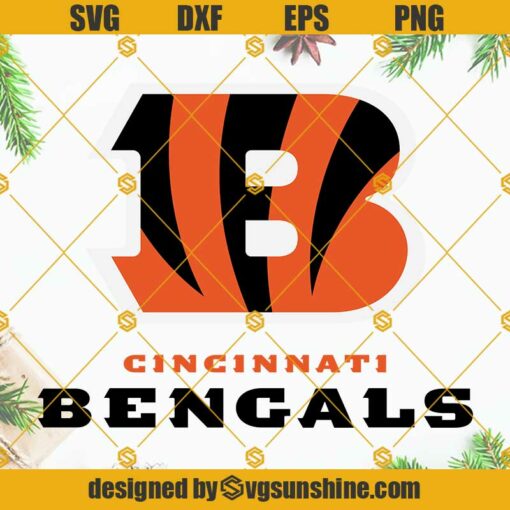 Cincinnati Bengals Logo SVG, Bengals SVG, Cincinnati Bengals SVG