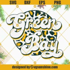 Green Bay Leopard Print SVG, Green Bay Packers SVG