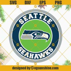 Seattle Seahawks Football SVG PNG DXF EPS Cut Files