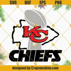 Kansas City Chiefs Super Bowl SVG, KC Chiefs SVG, Kansas City Chiefs SVG PNG DXF EPS Cricut