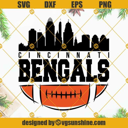 Cincinnati Bengals SVG Cut Files, Bengals SVG, Cincinnati Bengals SVG, Cincinnati Bengals Vector Clipart Designs For Shirts