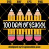 Split Pencil 100 Days Of School SVG