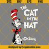 Dr Seuss The Cat in the Hat SVG PNG DXF EPS Cut Files For Cricut Silhouette