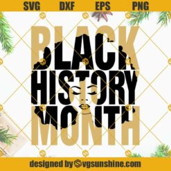 Black History Month SVG, Afro Girl SVG, Afro Queen SVG, Black Woman SVG, Black History SVG