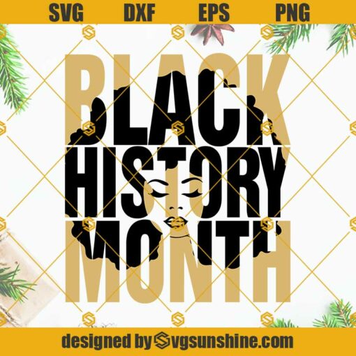 Black History Month SVG