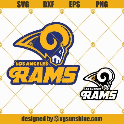 Los Angeles Rams SVG, Rams SVG, La Rams Logo SVG PNG DXF EPS Bundle 2 Files