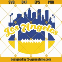 Los Angeles SVG, Football SVG, La Rams SVG, Los Angeles Rams SVG