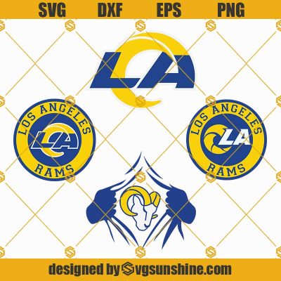 Rams SVG PNG DXF EPS Bundle, La Rams Logo SVG, La Rams SVG, Los Angeles