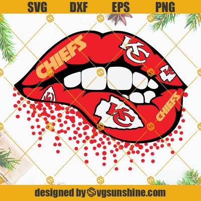 Kansas City Chiefs Lips SVG, NFL Football SVG, KC Chiefs Lips SVG PNG ...