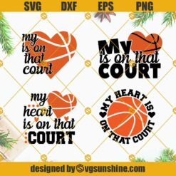 My Heart Is On That Court SVG