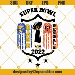 Super Bowl LVI Svg Png Eps Dxf Digital Download, Super Bowl 2022 Logo SVG, Super Bowl LVI SVG