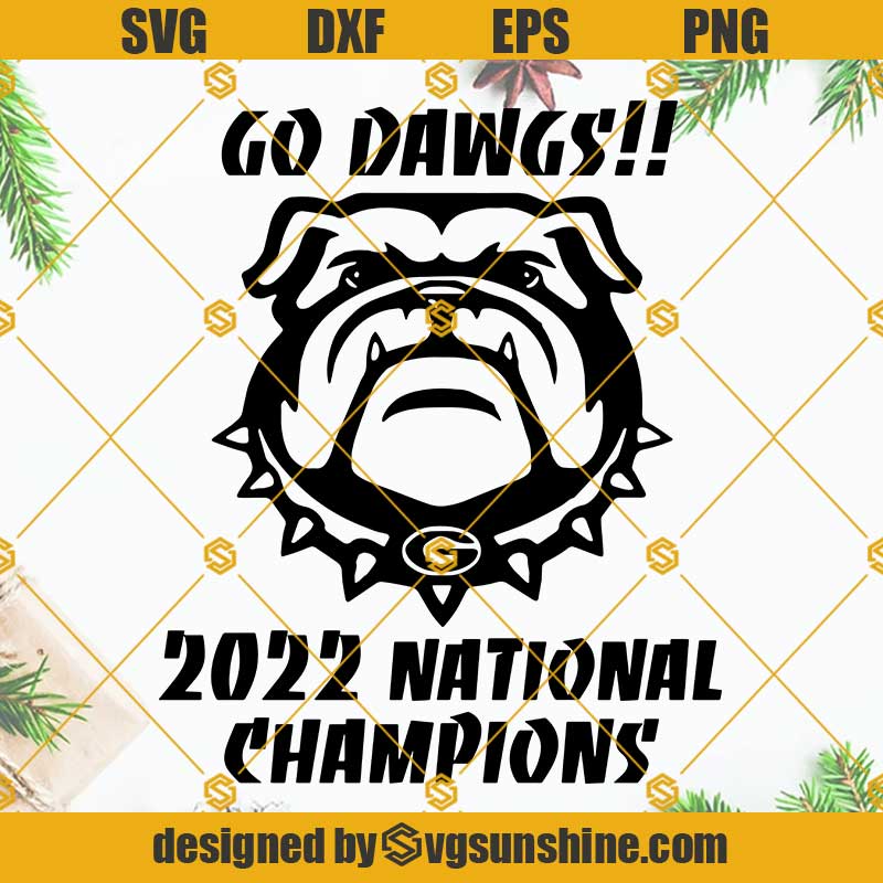 Bulldogs 2022 National Champions SVG PNG, University Of