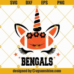 Bengals Football Half Player SVG, Bengals Team SVG, Half Football Half Player SVG, Football Season SVG