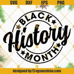 Black History Month SVG PNG EPS DXF Cut File