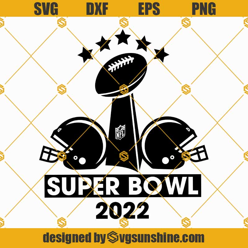 Super Bowl 2022 SVG, Superbowl LVI SVG, Superbowl Design Shirt SVG