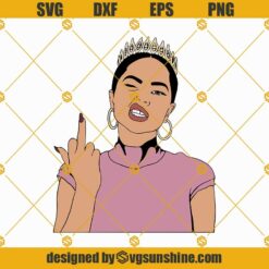Becky G SVG, La Princess, Becky G PNG File Cricut Silhouette Digital Download