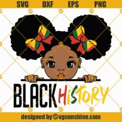 Peekaboo Girl Svg Black History Svg Black Girl Svg Black History Month Svg Cute black African American kids Svg