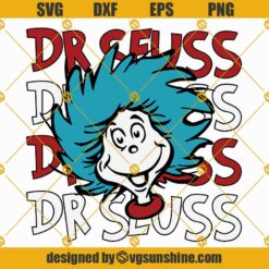 Dr Seuss Little Miss Thing Svg, Dr Seuss Svg, Miss Thing Svg, Red Across America Svg Png Dxf Eps Files
