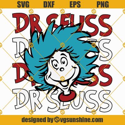 Dr Seuss Little Miss Thing Svg, Dr Seuss Svg, Miss Thing Svg, Red ...