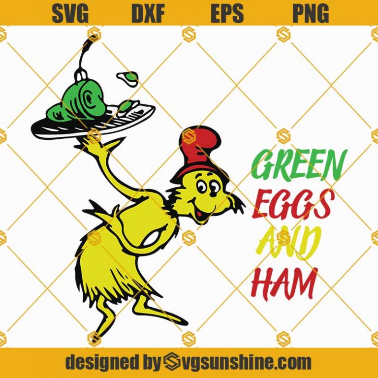 Green eggs and ham svg, I do not like green eggs and ham svg, dr seuss ...