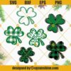 Shamrock SVG Bundle, St Patricks Day SVG, Leopard Shamrock SVG, Three Leaf Clover SVG, Buffalo Plaid Shamrock SVG, Shamrock SVG