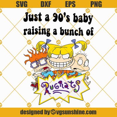 Just a 90s baby raising a bunch of Rugrats SVG PNG DXF EPS Cut Files ...