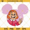 Turning Red Mei Lee SVG PNG Clipart, Disney Ears SVG Cut File Layered By Color Cricut