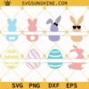 Easter Peeps Monogram SVG, Peeps Name Frame SVG, Bunny Name Frame SVG, Easter Bunny Monogram SVG, Easter Egg Monogram SVG Bundle, Peep SVG