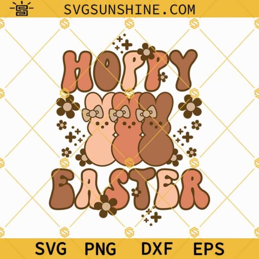 Hoppy Easter SVG, Happy Easter SVG, Easter SVG, Easter Print And Cut File Designs For Shirts, Funny Easter SVG