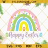 Happy Easter Rainbow SVG, Easter Eggs SVG, Kids Boys Girls Easter SVG, Happy Easter SVG
