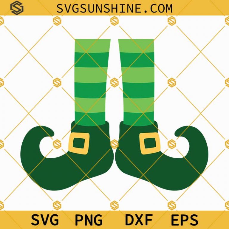 Leprechaun Feet SVG, St Patrick's Day SVG, Leprechaun Shoes SVG