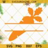 Carrot Monogram SVG, Split Carrot SVG, Easter Bunny Carrot Monogram SVG, Easter Monogram SVG