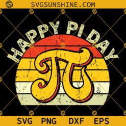 Vintage Retro Pi Day Svg, Happy Pi day Svg, Pi Day Svg, Math Teacher Svg, Pi Symbol Svg Png Dxf Eps Designs For Shirts