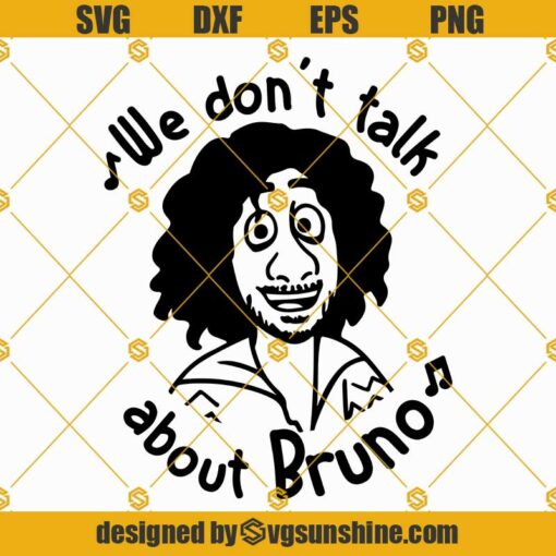Disney Encanto Bruno SVG, We Don’t Talk About Bruno SVG, Bruno SVG