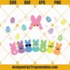 Happy Easter Starbucks Cup SVG, Full Wrap Easter Rabbit Peeps SVG, Full Wrap Easter Egg SVG, Full Wrap For Starbucks Cup SVG
