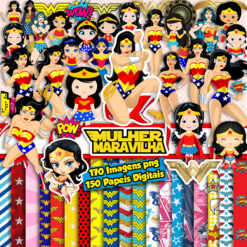 Wonder Woman PNG Clipart, Wonder Woman Digital Paper Instant Download, Wonder Woman PNG Images Bundle