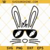Bunny Easter Svg, Bunny With Sunglasses Svg, Rabbit with Carrots Svg, Bunny Face Svg