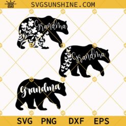 Grandma Bear Svg Files, Grandma Life Svg, Grandma Shirts Svg, Best Grandma Svg, Blessed Grandma Svg, Grandma Bear Svg, Grandma Png