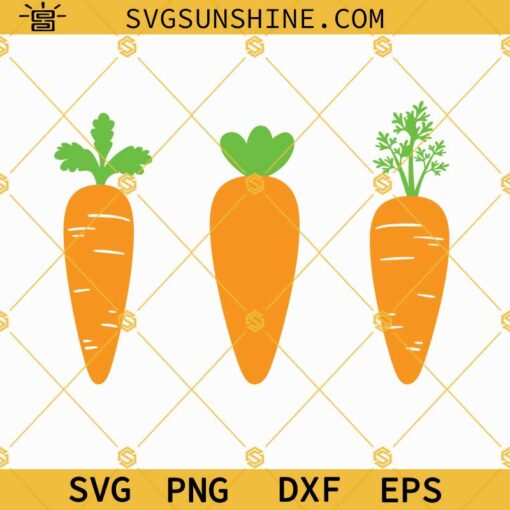 Carrot Svg, Easter Carrot Svg, Carrot Svg Bundle, Carrot Svg Png Dxf Eps Cricut