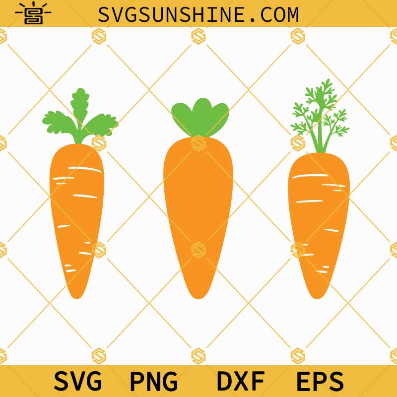 Carrot Svg, Easter Carrot Svg, Carrot Svg Bundle, Carrot Svg Png Dxf Eps Cricut