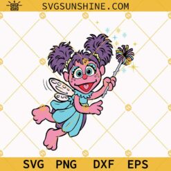 Abby Cadabby SVG, Sesame Street SVG, Abby Cadabby PNG DXF EPS Vector Clipart