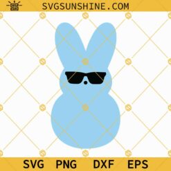 Peep Svg, Peep with Sunglasses Svg, Cool Easter Peep Svg, Cool Peep Cut File