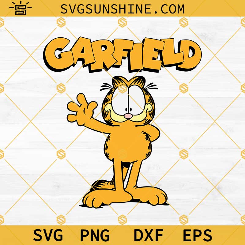 Garfield SVG PNG DXF EPS Cricut Silhouette