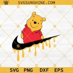 Winnie The Pooh Nike Logo SVG PNG DXF EPS Cricut Silhouette