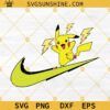 Pikachu Nike Logo SVG PNG DXF EPS Cricut Silhouette
