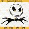 Jack Skellington Nightmare Before Christmas SVG PNG DXF EPS Cut Files For Cricut Silhouette