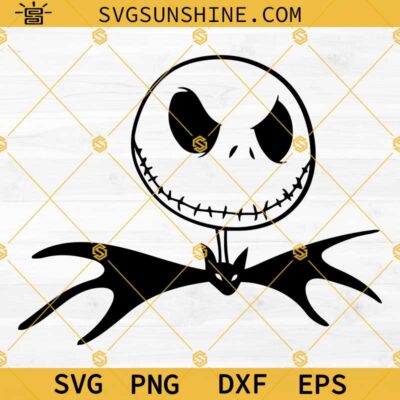 Jack Skellington Nightmare Before Christmas SVG PNG DXF EPS Cut Files ...